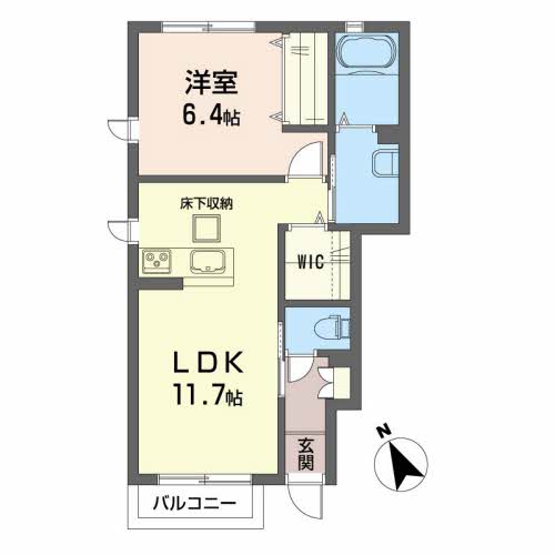 プロヌーブ富沢の間取り