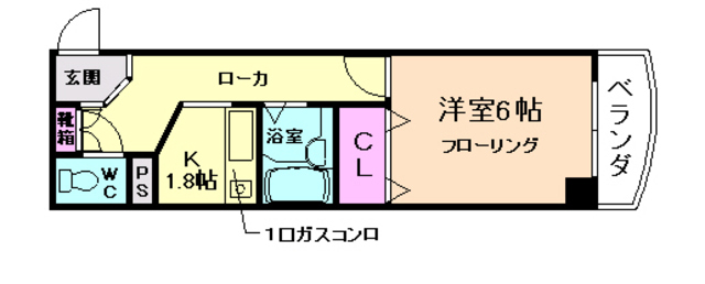 アミーズ白島の間取り