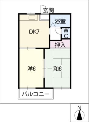 タウニーＹＡＭＡＪＩの間取り