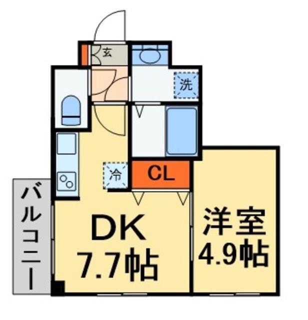 ＲＩＫＡＯＮ船橋湊町の間取り