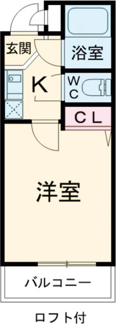 堺市東区南野田のアパートの間取り