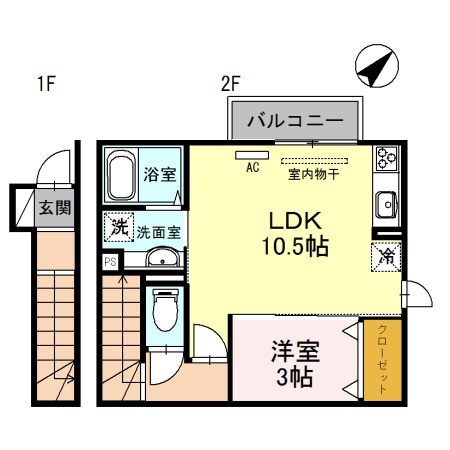 ローザアリアの間取り