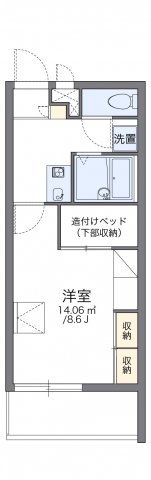 レオパレスプロスペラーＫＯＫＡＤＯの間取り