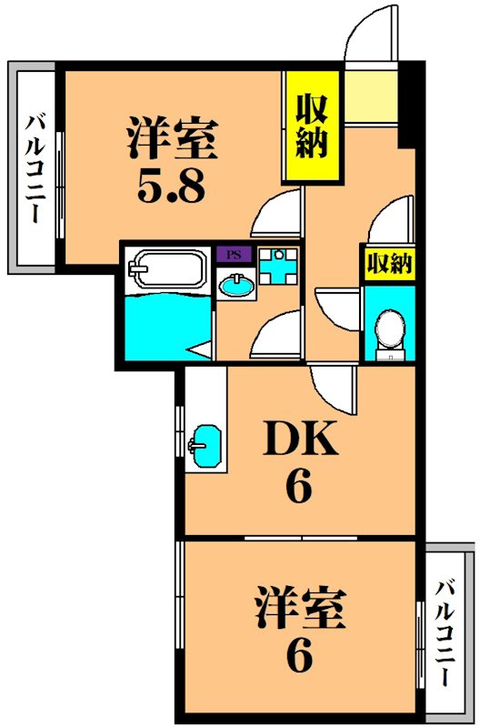 ウエストヒルズ大崎の間取り