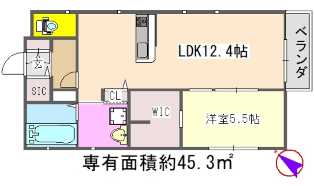 グレィス修学院の間取り