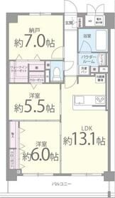 【吹田市佐井寺のマンションの間取り】