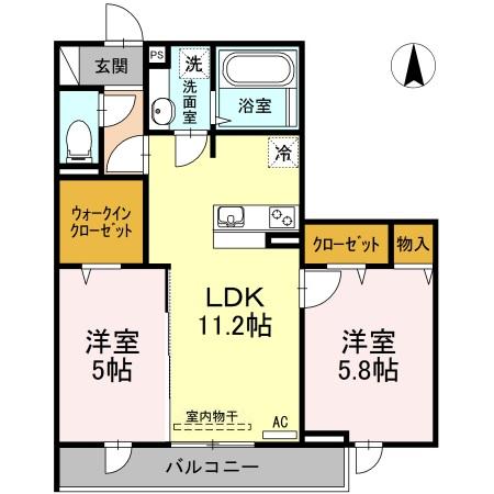 ゼファーコートIIの間取り