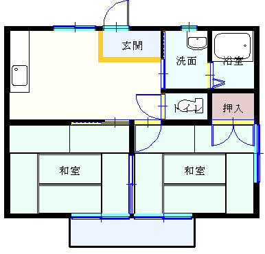 ベルハイツIIの間取り