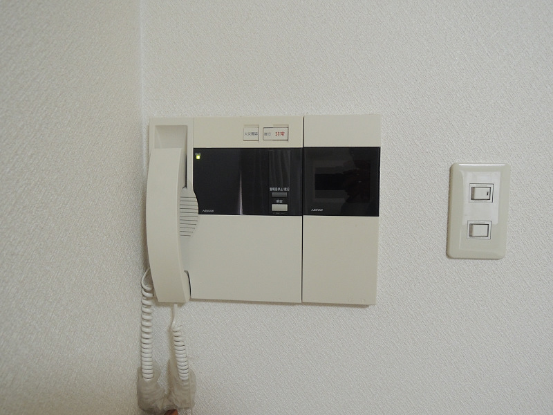 セキュリティ　来訪者の顔が分かりますので安心