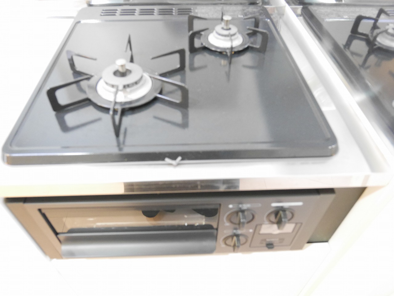 キッチン　都市ガスキッチン２口グリル付