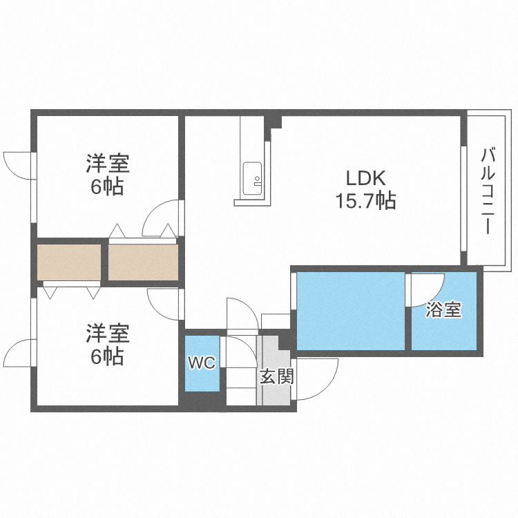 プルミエコートの間取り