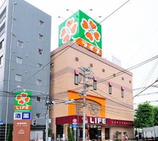 スーパー　ライフ神田和泉町店（スーパー）まで162m