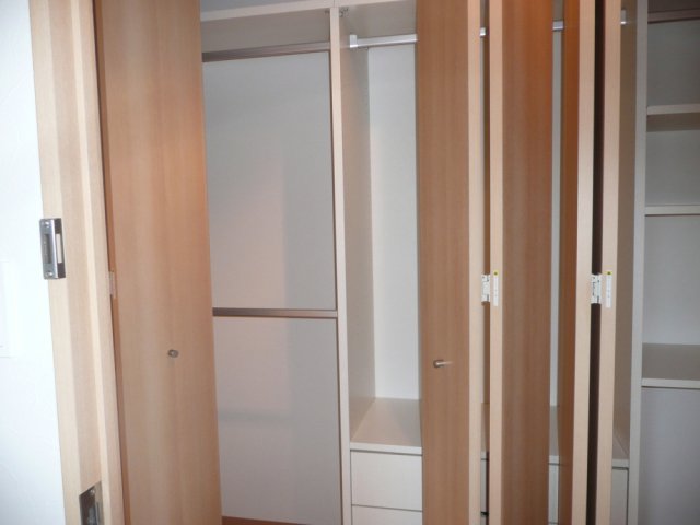 収納　たっぷりとした収納スペースです