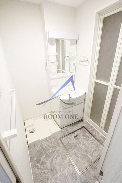 洗面設備　洗面台です。