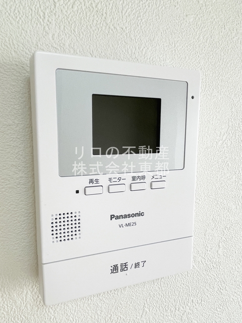 セキュリティ　訪問者が一目で分かるＴＶモニタ付インターホンです！