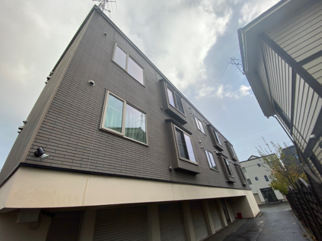 建物外観　札幌市北区百合が原「ウィッシュ」