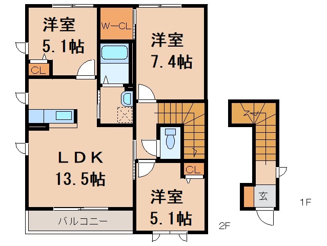 MAST COURT秋葉の間取り写真