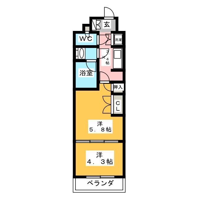 ミリアレジデンス東池袋の間取り写真