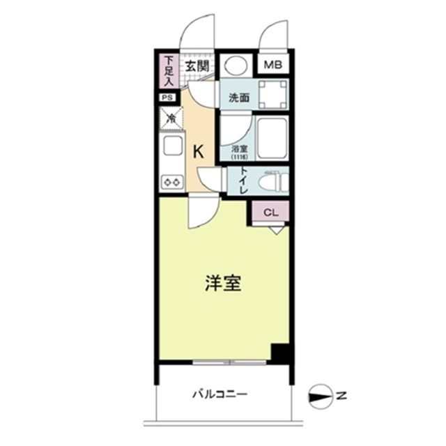 Metrosa南森町の間取り写真