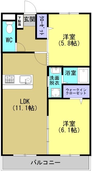 Y&Mセカンドステージ Aの間取り写真