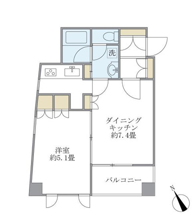 カーサ文京動坂の間取り写真