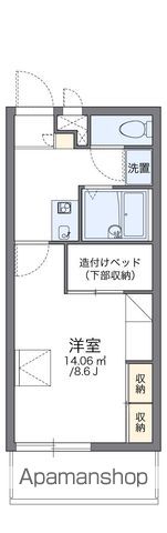 レオパレスプラムの間取り写真