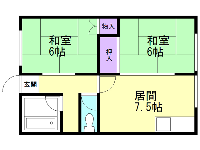 ハイデンス日吉の間取り