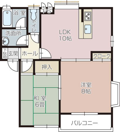 ＨＢクオリスの間取り