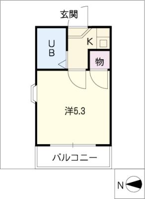 レオパレス２１川名第３の間取り