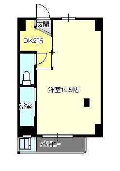 福山市神辺町大字川南のマンションの間取り