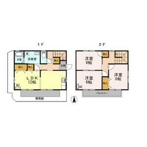 上切ハイツ　Aの間取り