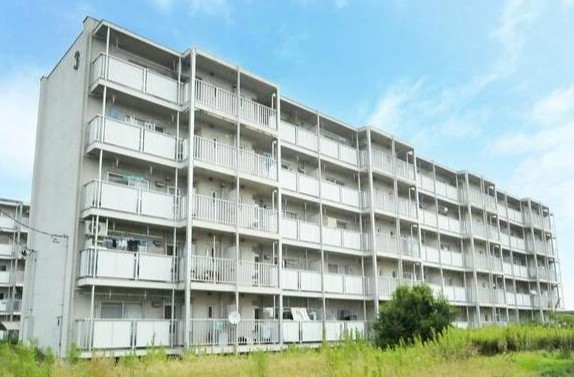 平塚市大島のマンションの建物外観