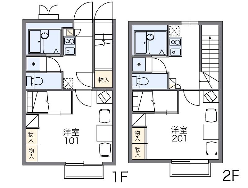 レオパレスＤＥＬＩＧＨＴの間取り