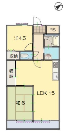 倉敷サンコーポの間取り