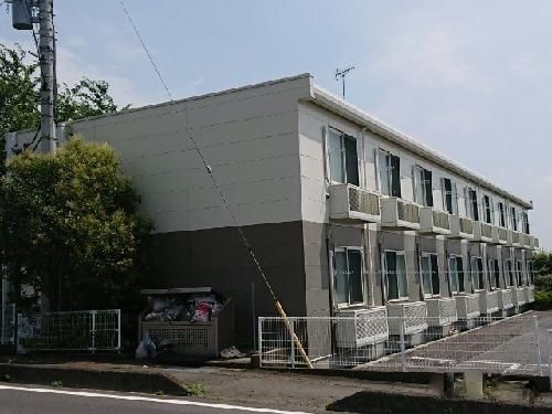 常総市水海道橋本町のアパートの建物外観