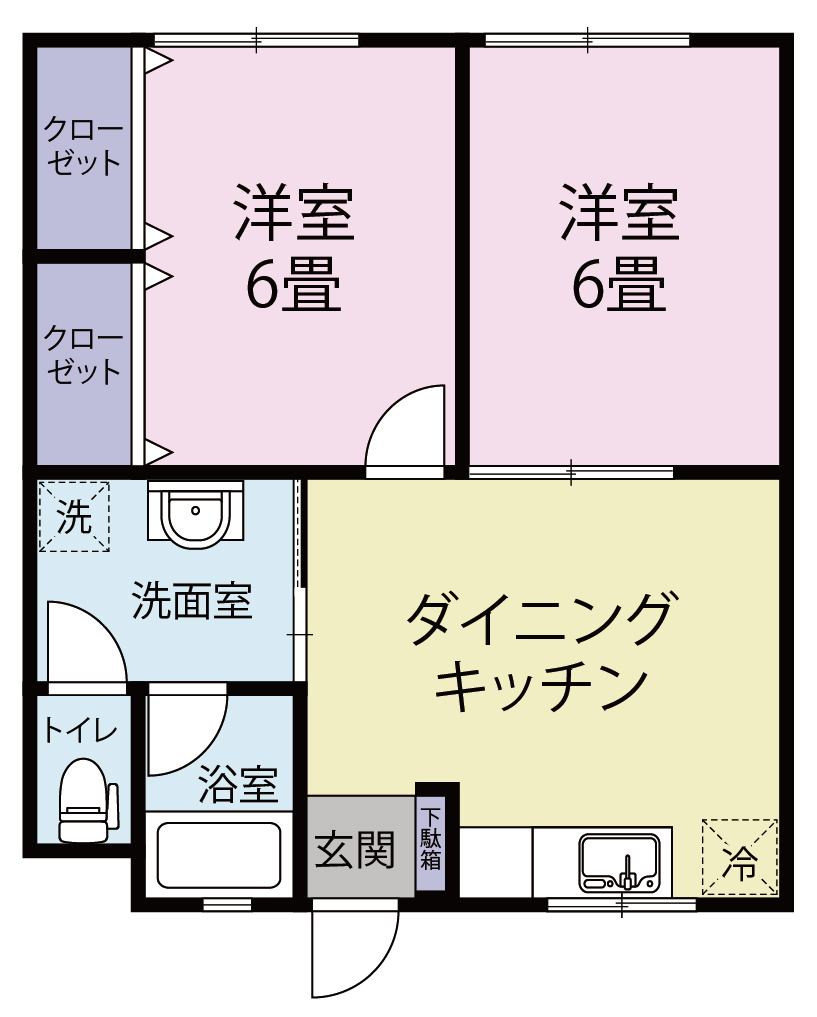 メゾン立木の間取り