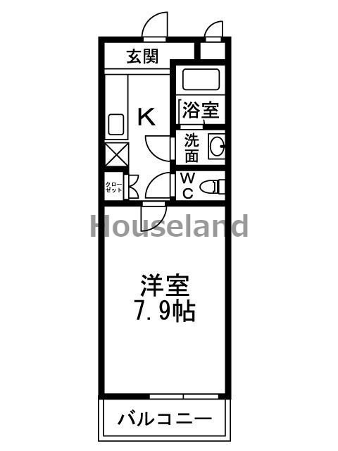 エタニティコートII番館の間取り