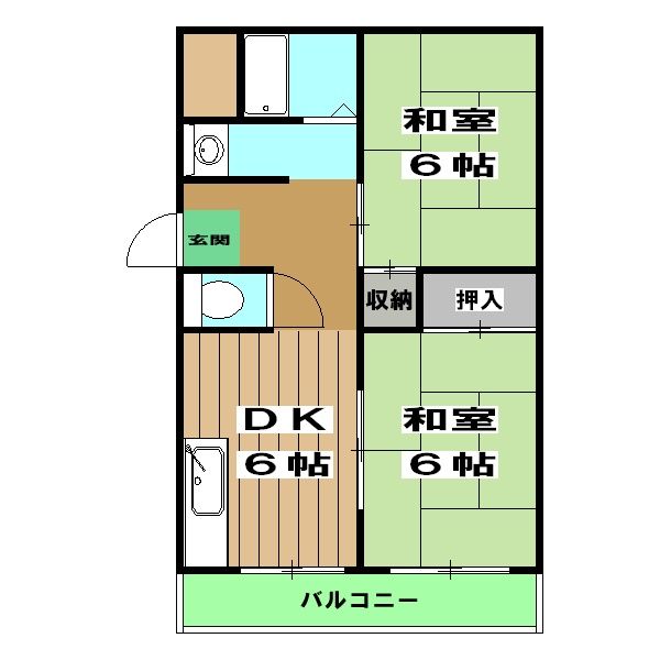 コーポ嵯峨野の間取り