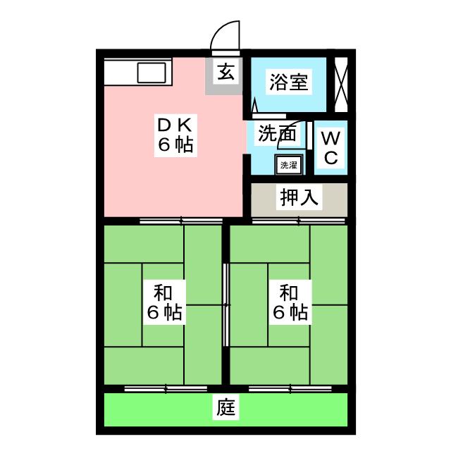 ファミールメゾンＢの間取り