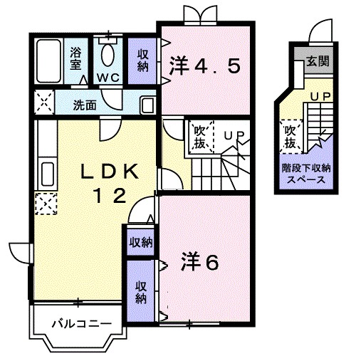 シークエストＢの間取り