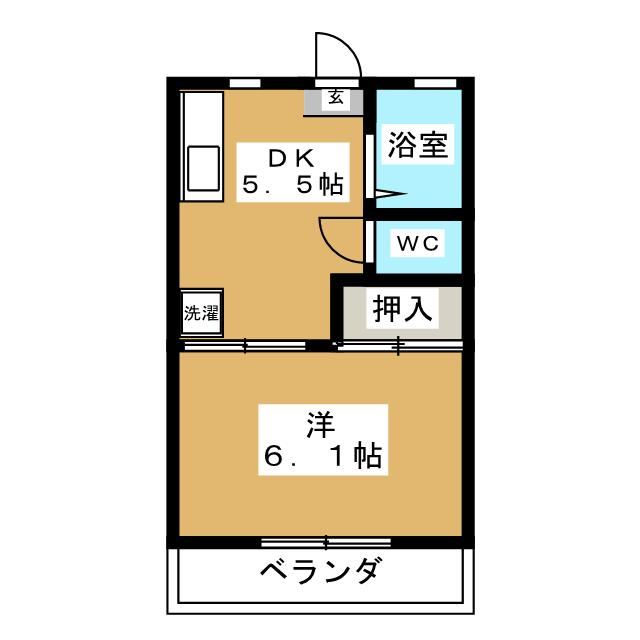 ビラージュ西条の間取り