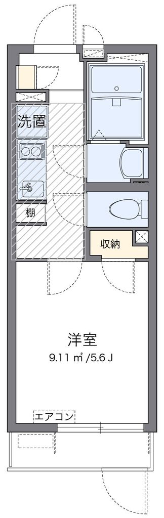 クレイノフェリス金町の間取り