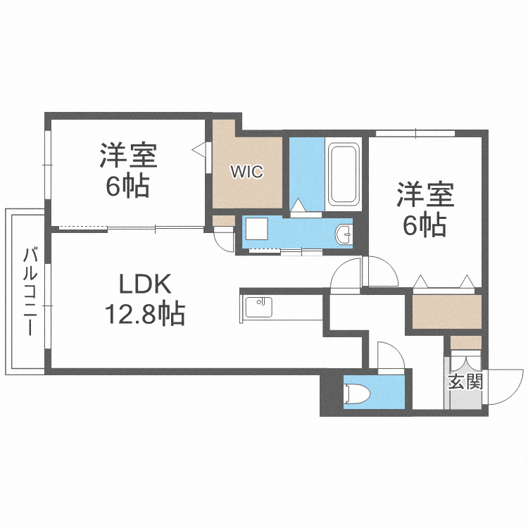 【Ｏａｋｍｏｎｔの間取り】