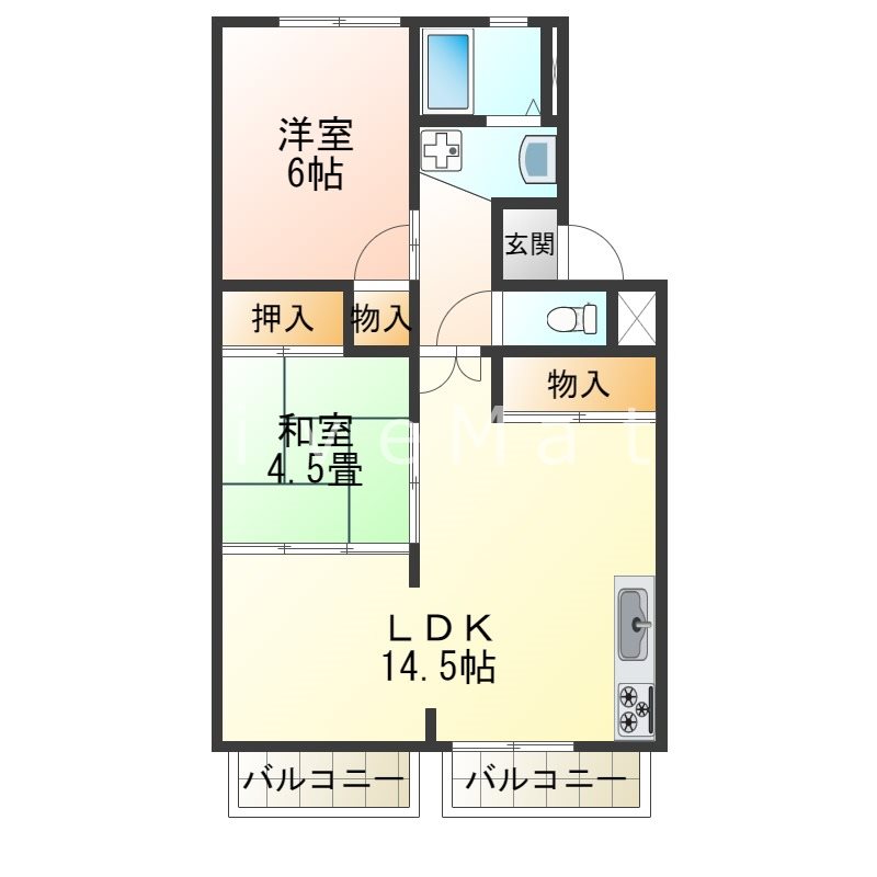 グリーンハイツ白川の間取り