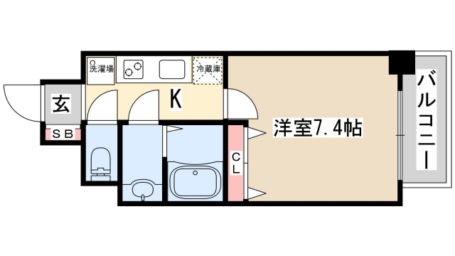 フロイデの間取り