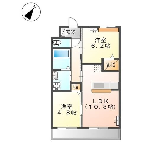 仮）日立市多賀町新築マンションの間取り