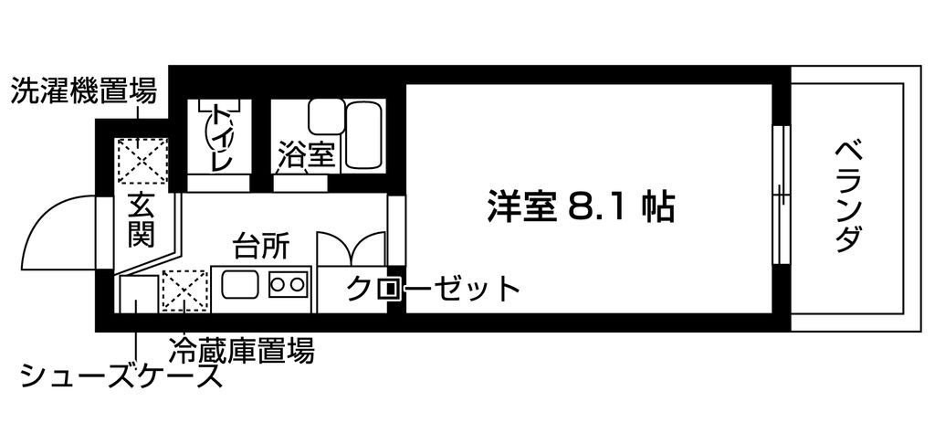 【フレア町田の間取り】