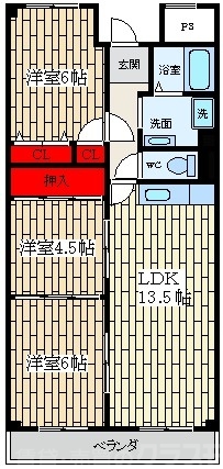 カサグランデの間取り