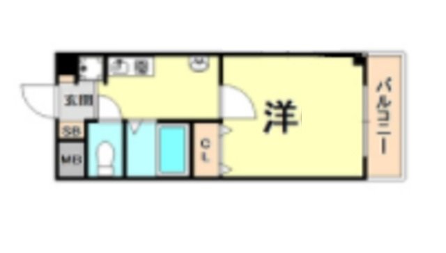 レスター夙川の間取り