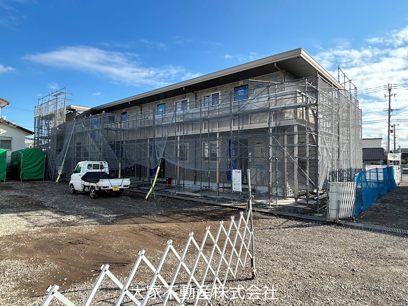 【竹松本町新築アパート（仮）の建物外観】